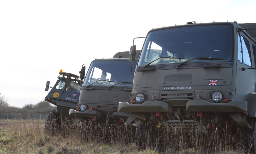 Image 2: DAF Army Truck Driving or Ride
