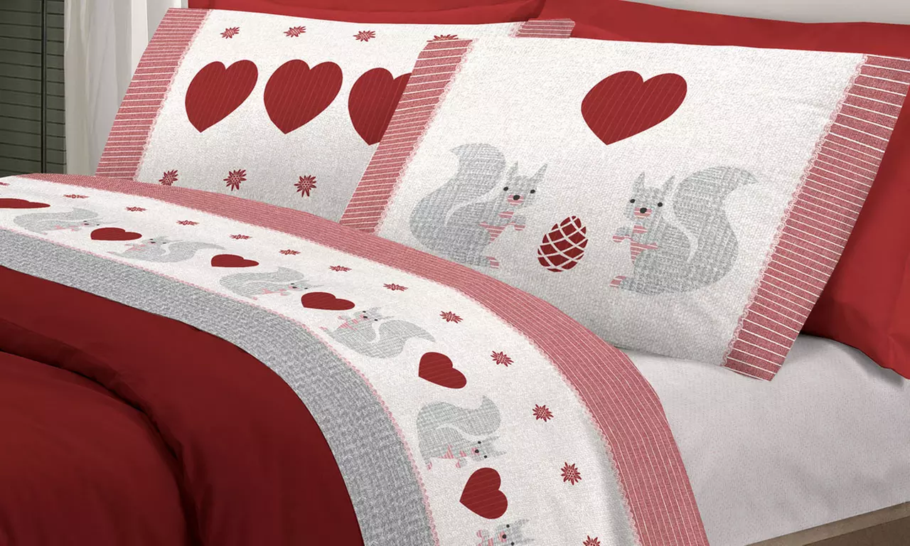 Completi Lenzuola Flanella Fantasie Invernali