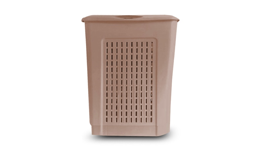 Image 9: Rattan-Effect Laundry Basket