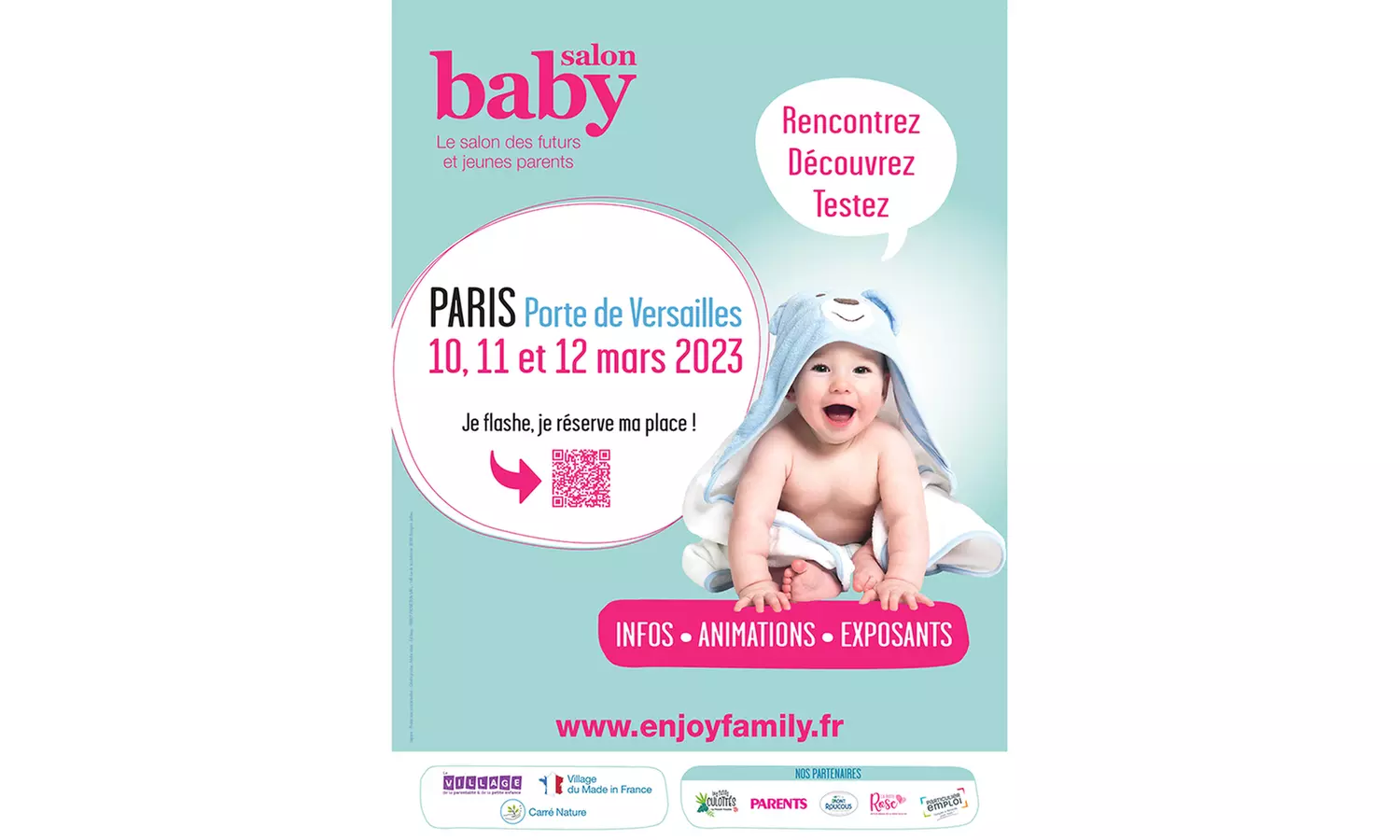 1, 2 ou 4 entrées pour le Salon Baby 2023 Paris Expo Porte de Versailles  (jusqu'à 50% de réduction) - Primary Image