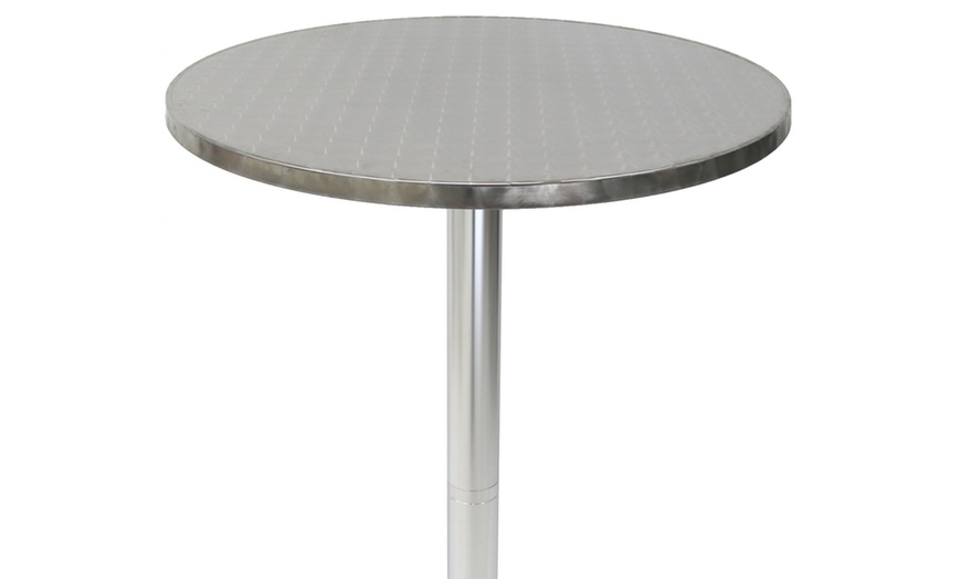 Image 4: Aluminium Bistro Table