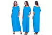Isaac Liev Women's Short-Sleeve Scoop-Neck Maxi Dress with Pockets. Plus Sizes Available. - Second Medium