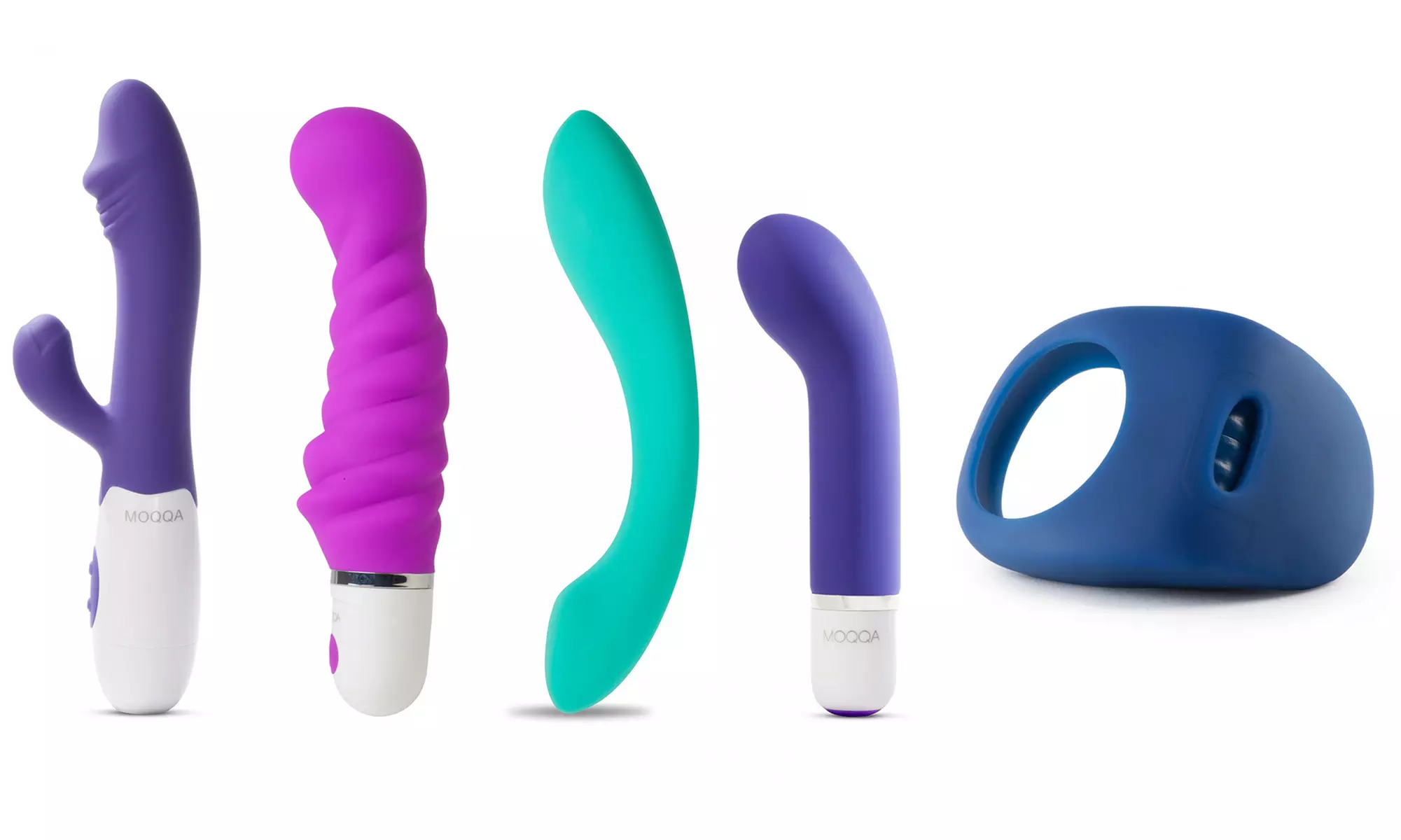 MOQQA Penisringe für Männer, Vibratoren für Frauen und Dildos für beide Geschlechter - Primary Image