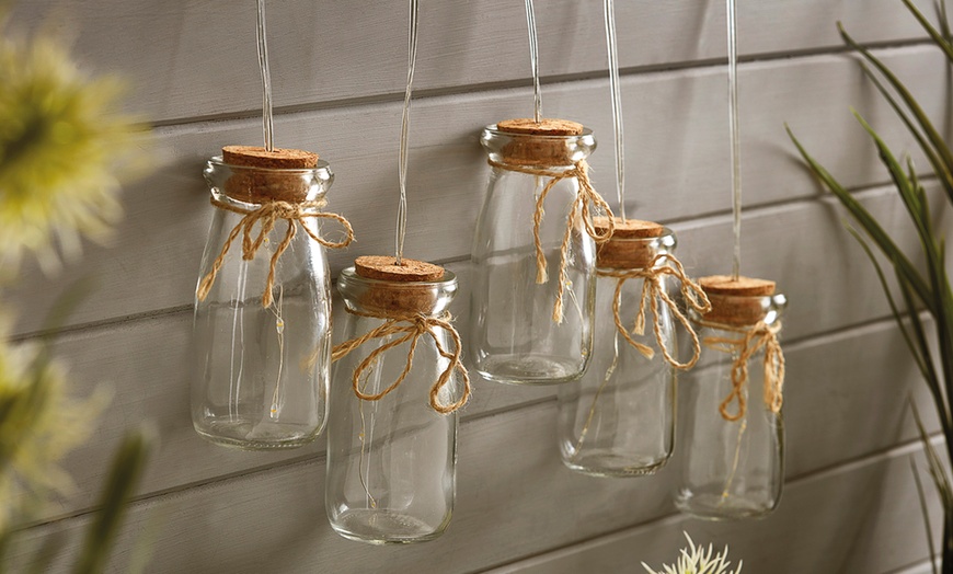 Image 2: Glass Jar Solar String Lights