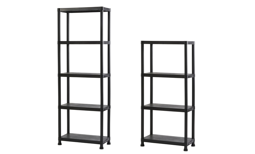 Image 2: Plastic Shelving Units