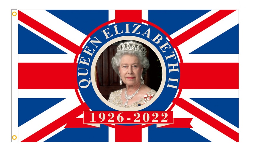 Image 6: Queen Elizabeth II Memorial Flag