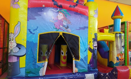 Festa di compleanno con merenda e ingresso al parco giochi per 10 o 15 bambini offerto da Bimbi Felici