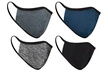 4-Pack Non-Medical Reusable Fabric Face Masks (Multiple Options) - Second Medium