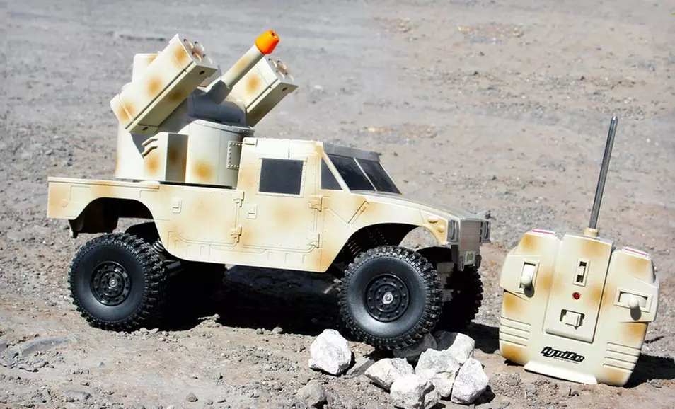 $34.99 for an Ignite Justice Dealer Airsoft RC Vehicle in Black or Camo ($49.97 List Price). Free Shipping. - Second Medium
