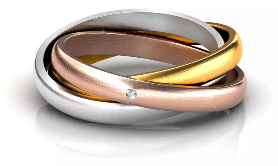 Bague 3 royaumes avec Cristal - Primary Image