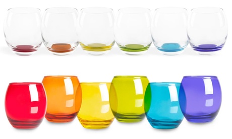 Set di 6 bicchieri Granada e San Jose Excelsa disponibili in vetro soffiato