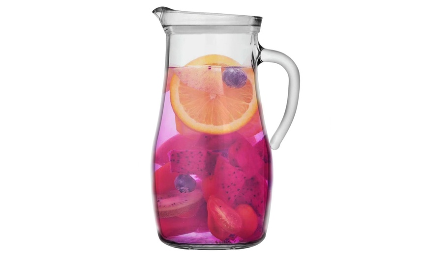 Image 1: 1.8L Glass Water Jug