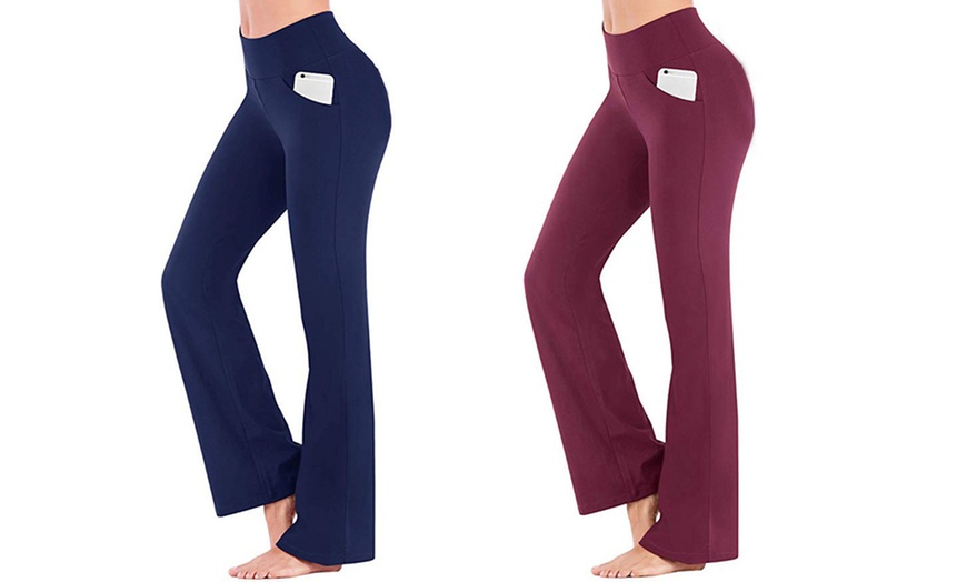 Image 9: Pantaloni casual elastici