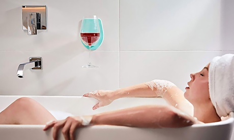 1 o 2 portabicchiere da parete con ventosa, disponibile in 2 colori