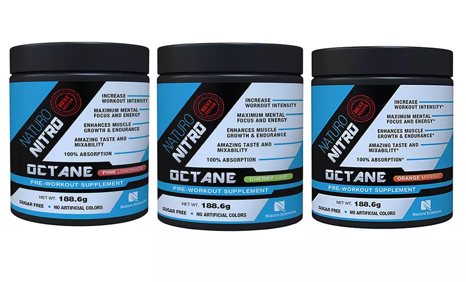 Naturo Nitro Octane Performance Pre-Workout Supplement (28 Servings) - Primary Image