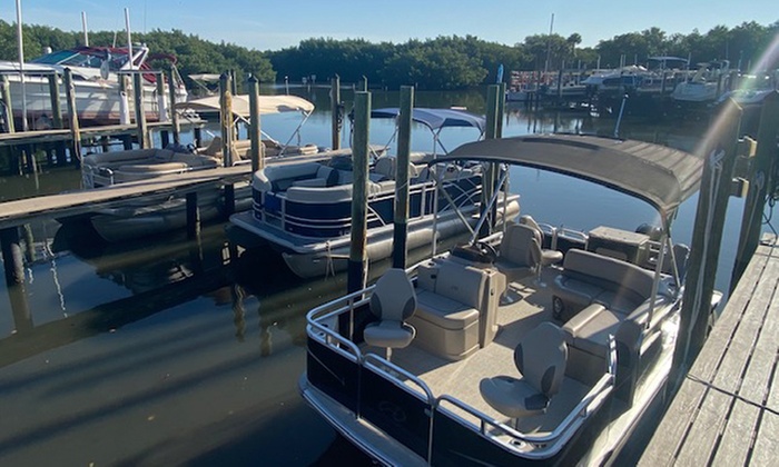 Cruise Tampa Bay with Half Day Pontoon Rentals