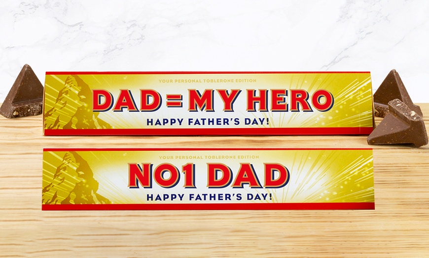 Image 5: Father's Day Toblerone Chocolate