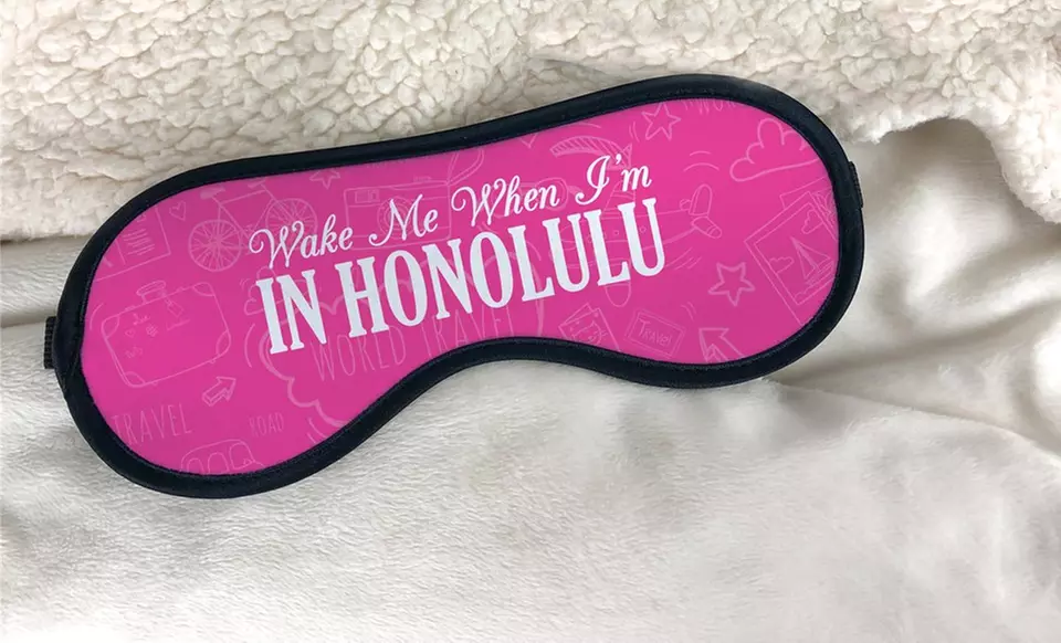 Personalized eye masks for a perfect sleep