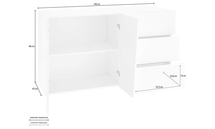 Image 12: Credenza dal design moderno