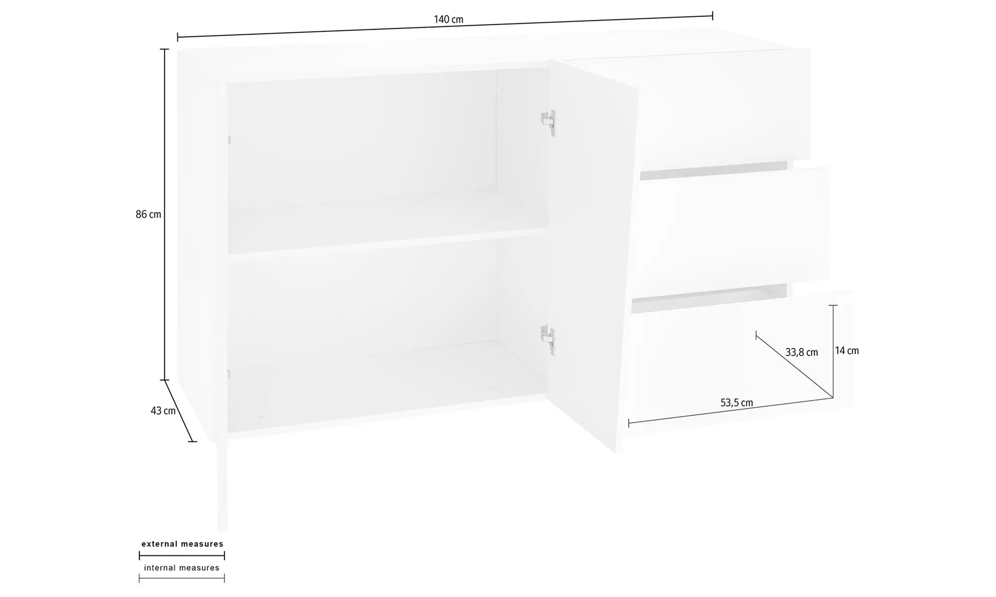 Credenza dal design moderno