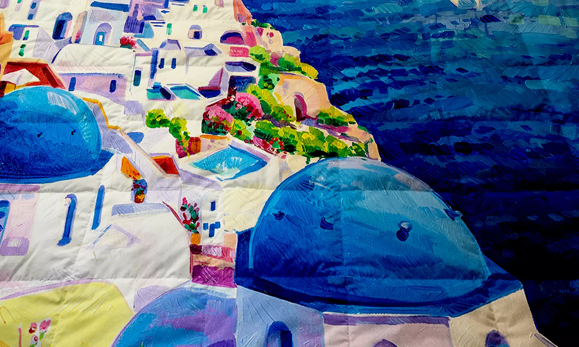 Couverture hypoallergénique avec impression