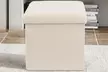 Teddy Boucle Storage Ottoman or Foldable Cube Footstool - Image 4