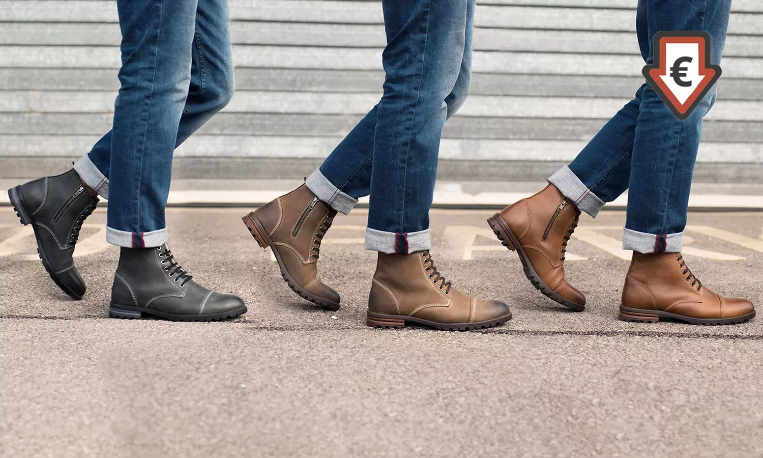 Redfoot Herren-Lederboots mit Warmfutter in Hellbraun, Dunkelbraun oder Schwarz - Primary Image