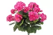 2 Pcs Artificial Geraniums Silk Flowers Faux Flowers Outdoor Plant Bush - Second Medium
