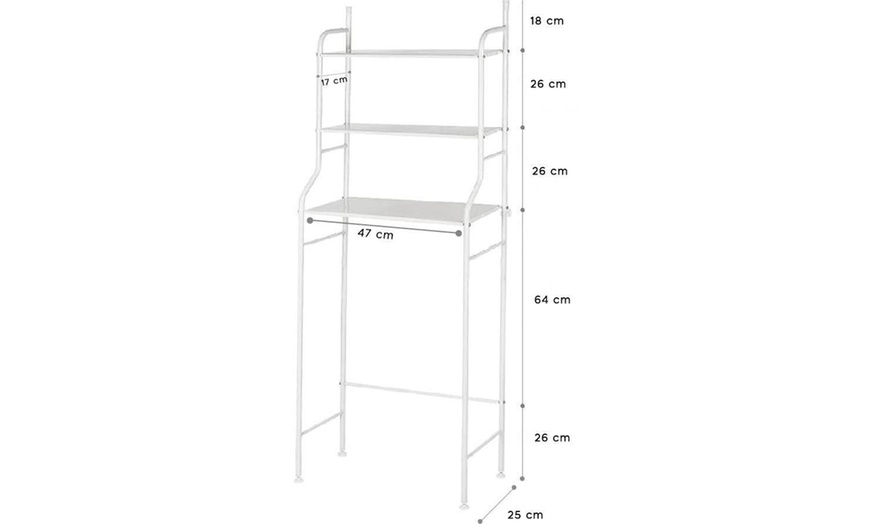 Image 5: Scaffale multifunzione per lavatrice