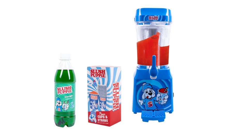 Image 9: Slush Puppie Machine with Cups and 500ml Syrups