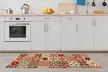 Alfombra rectangular de cocina con diseño impreso de azulejos y reverso antideslizante - Second Medium