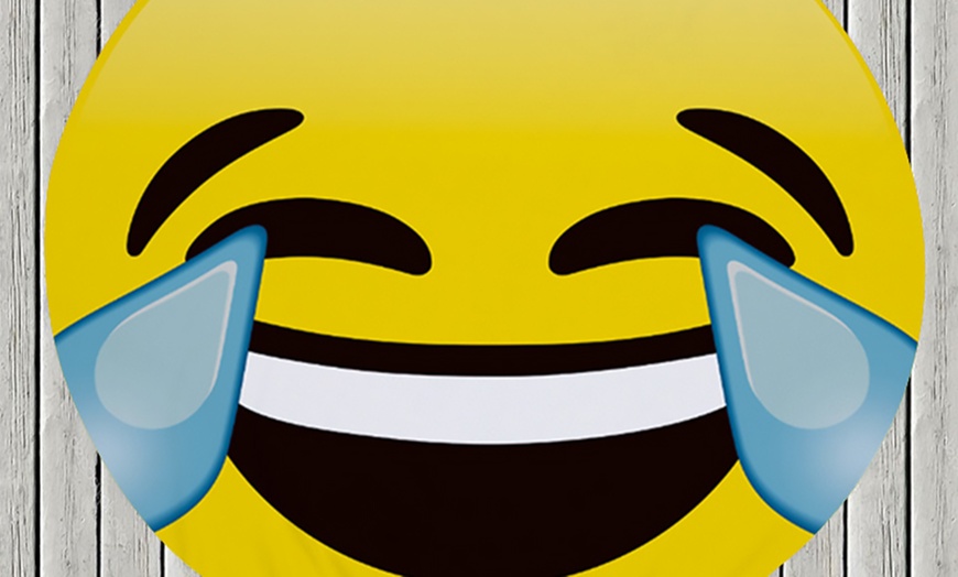 Image 2: Microfibre Emoji Beach Towel
