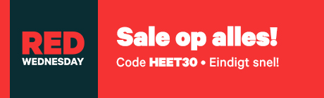 We hebben altijd de mooiste prijsjes. Maar vandaag is je geluksdag: Je krijgt tot 30% korting op alles met code HEET30