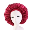 Image 10: Extra Large Long Hair Care Satin Bonnet Cap Night Sleep Hat Head Wrap Cover
