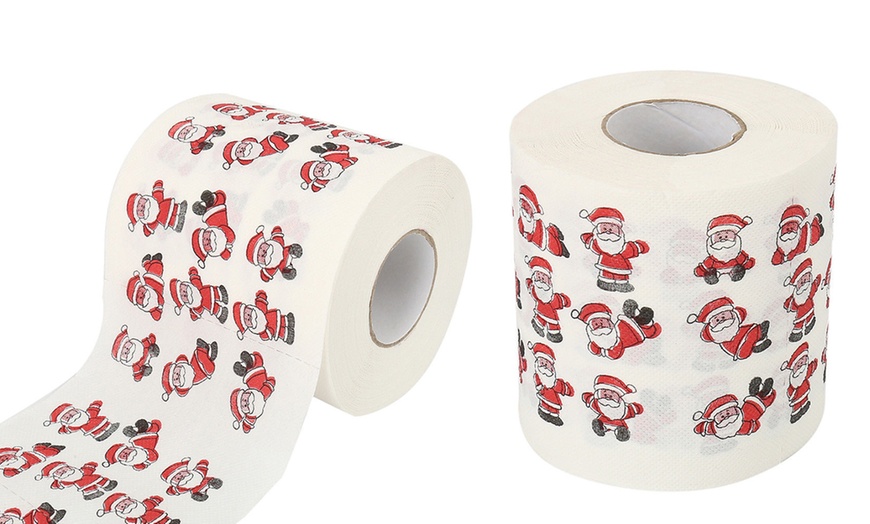 Image 2: Christmas Print Toilet Paper