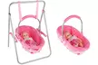 Hey! Play! 2-in-1 Baby Doll Swing and Carrier Toy - Second Medium
