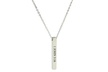 3D Vertical Bar Bible Verse Necklace by Pink Box - Second Medium
