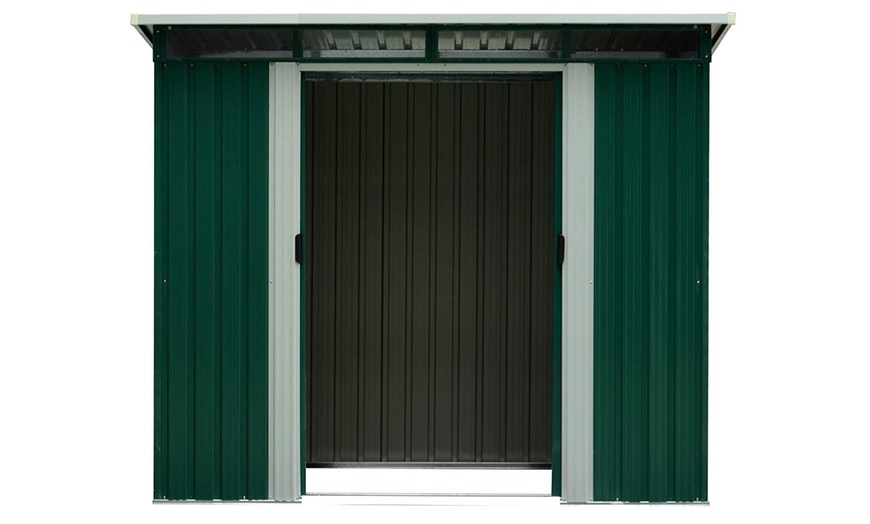 Image 45: Outsunny Lockable Garden Shed