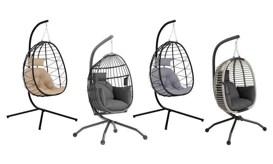 Image 1: Egg and Swing Chair Selection