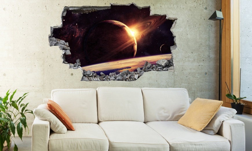 Image 15: 3D Broken Wall Sticker