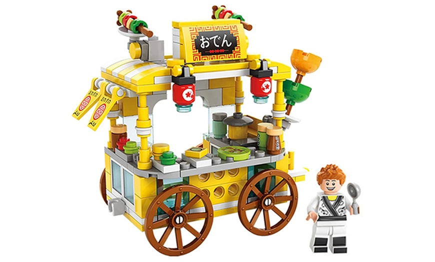 Image 8: Mini Food Car Building Blocks Collection