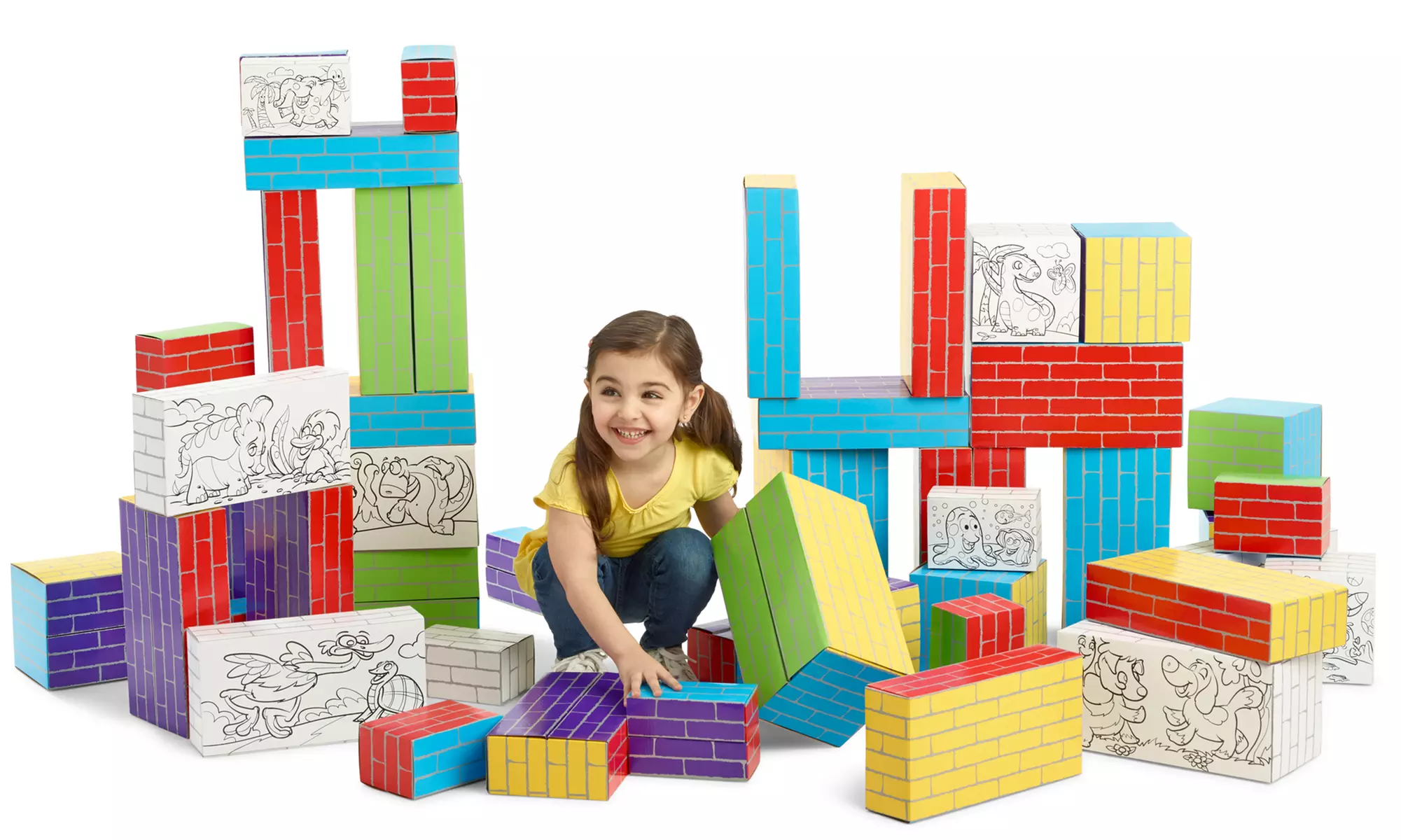 Crayola "Color Your Own" Construction Blocks - Primary Image