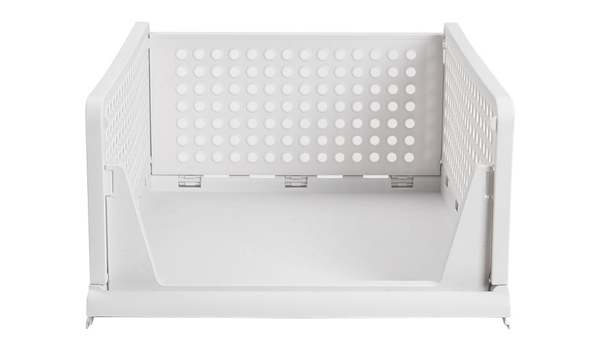 Image 4: Foldable Storage Basket Drawer