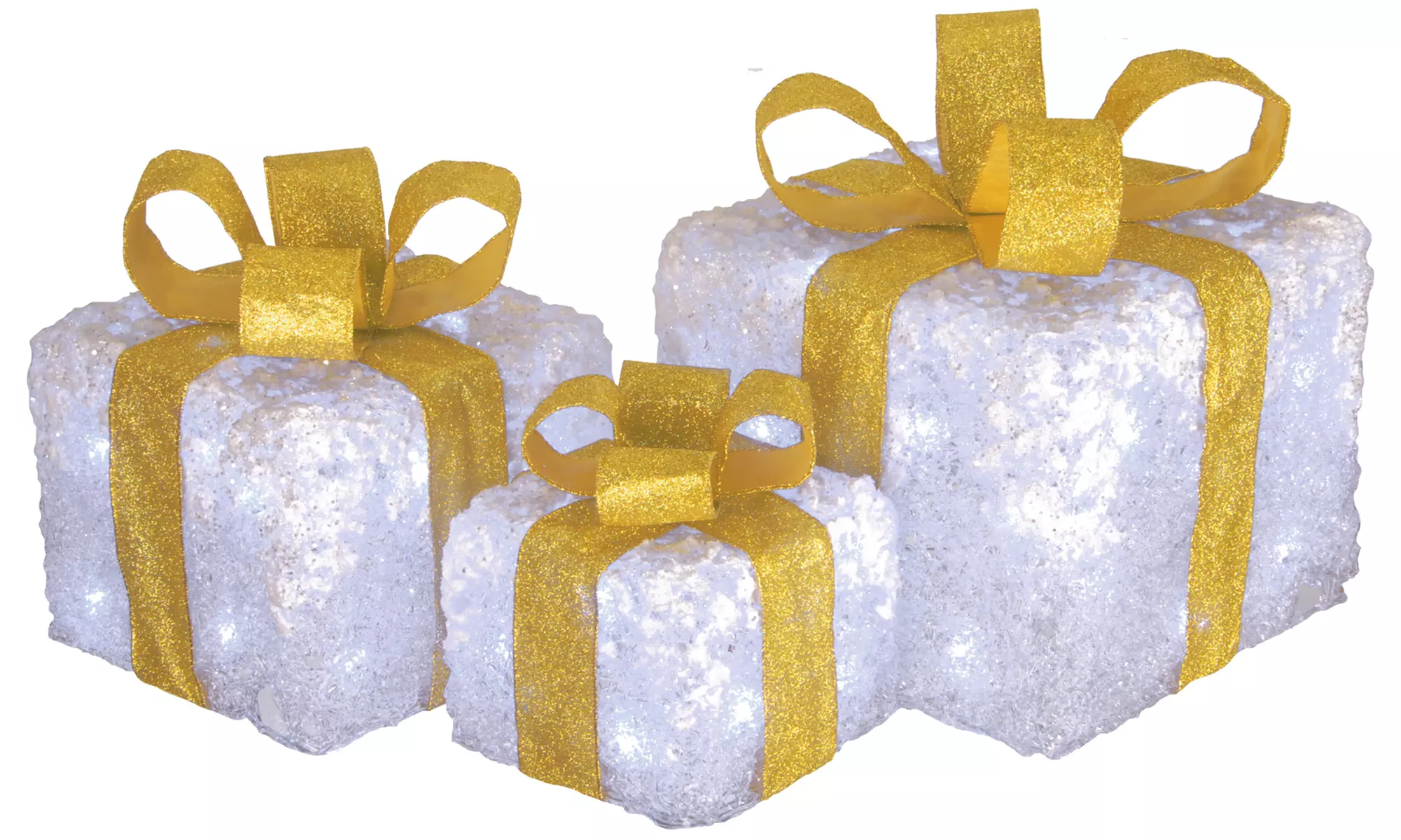 Pre-Lit Christmas Gifts Decoration Set (3-Piece Set) - Second Medium