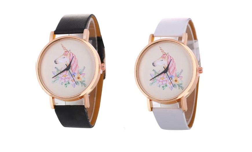 Image 8: Women's Unicorn Watch