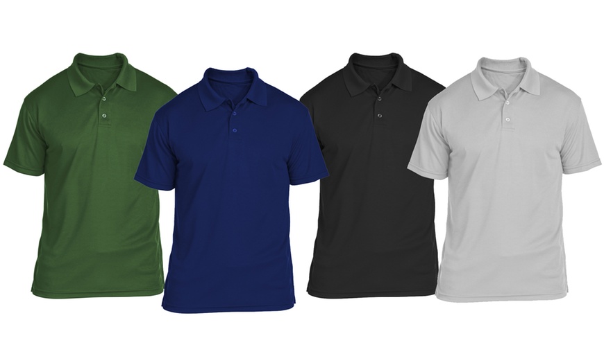 3 button polo shirt