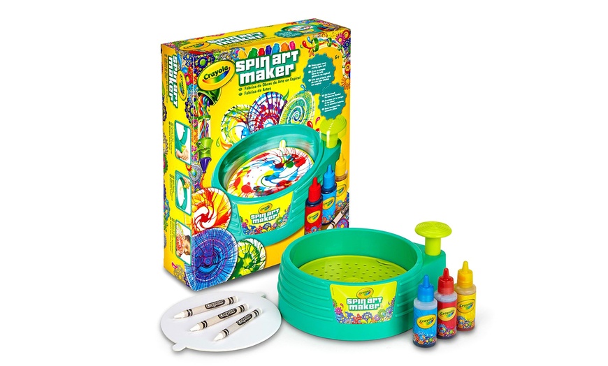 Image 1: Crayola Spin Art Maker