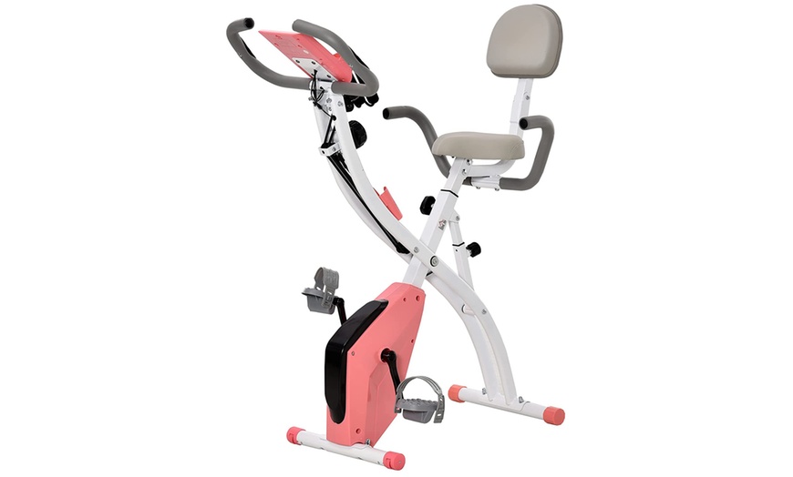 Image 19: HomCom Exercise Bike