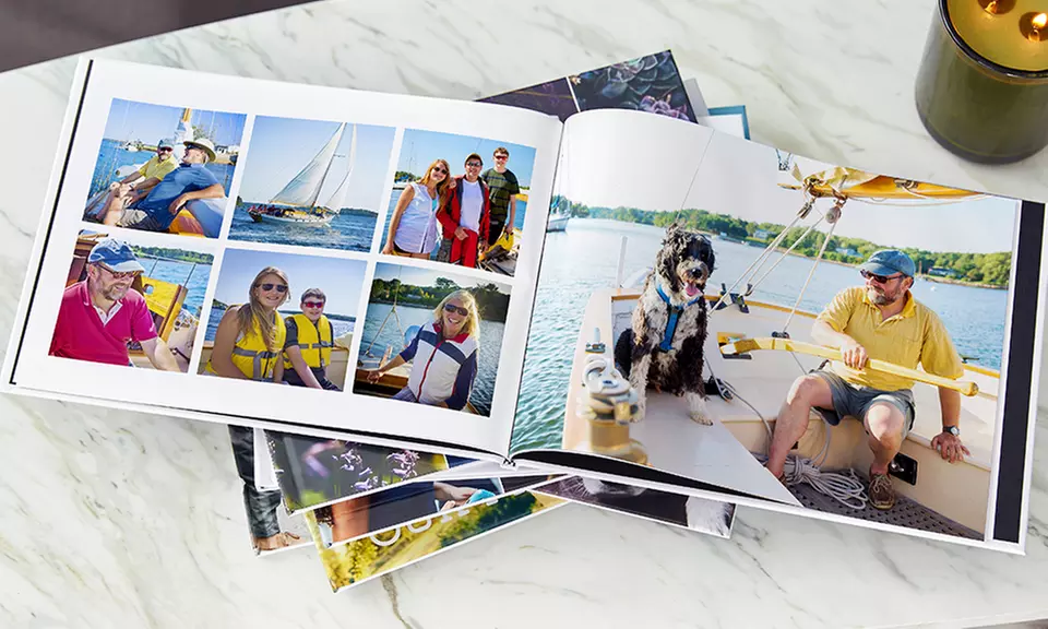One, Two, Three, or Five Hard Cover 20-Page Photo Books from Collage.com (Up to 91% Off) - Primary Image