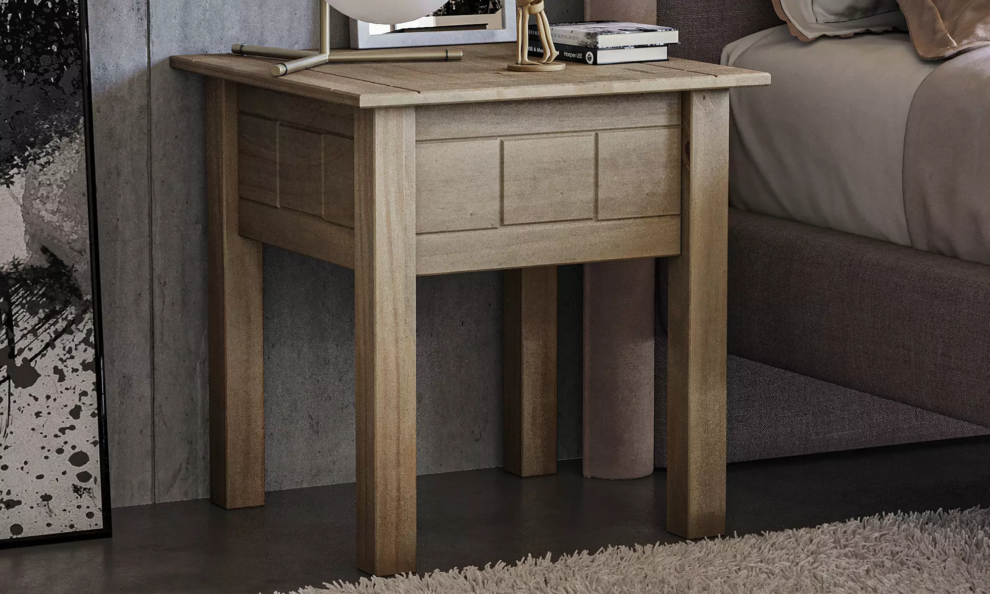 Panama Solid Pine Wood Furniture Collection